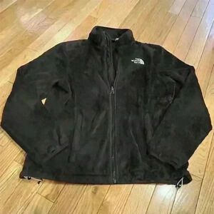 The North Face Women's Osito Fleece Jacket Brown XS Full Zip Casual